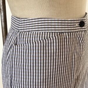 90s Y2K high waist cropped plaid cotton pants, Liz Claiborne Lizsport 4